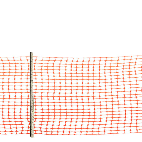 2 Pcs 1x50M Landscape Barrier Mesh Orange Plastic Trellis Fencing Safety Outdoor