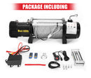 14500LBS Steel Cable Electric Winch Wireless Remote 4WD 12V