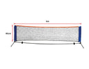 6 Meters Portable Foldable Mini Tennis Net & Post Set