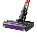 Devanti 150W Stick Handstick Handheld Cordless Vacuum Cleaner 2-Speed with Headlight Red