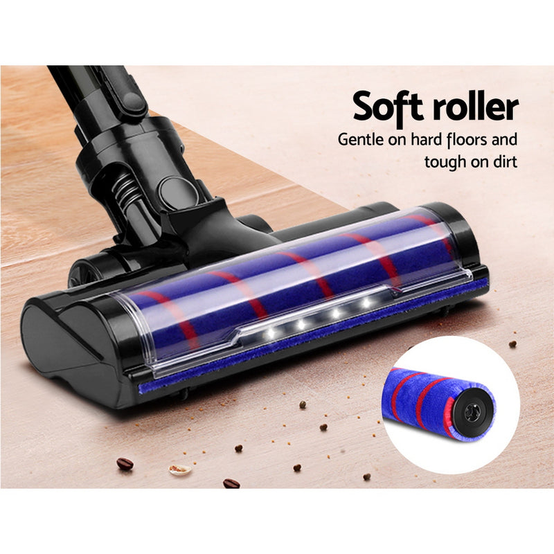 Devanti Cordless Handstick Vacuum Cleaner - Grey and Purple