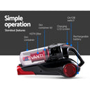 Devanti Cordless Handstick Vacuum Cleaner - Black and Red