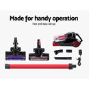 Devanti Cordless Handstick Vacuum Cleaner - Black and Red