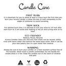 Aurora Christmas Pudding Soy Candle Australian Made 300g