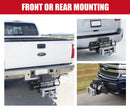 Universal Winch Mounting Plate Cradle 2" Receiver Hitch Truck Trailer ATV UTV