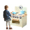 BoPeep Kids Wooden Kitchen Pretend Play Set Cooking Toys Toddlers Home Cookware