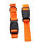 Adjustable Dog Hands Free Leash Waist Belt Buddy Jogging Walking Running Orange